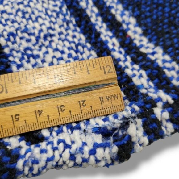 Baja Sweater Size Small Baja Hoodie Mexico Mexican Style Knit Sweatshirt W/ Flaw - Picture 6 of 7